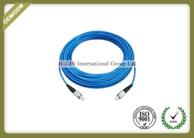 Armoured FC To FC Fiber Optic Patch Cord With Stainless Steel Tube For Networks