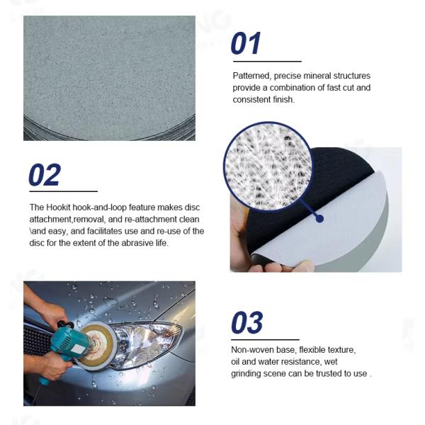 OEM Manufacturer Customized Double-Sided Sanding Sponge Blocks for Automotive Furniture Metal Polishing