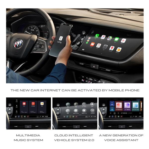 Vehículo energético 2024 Buick Envision S SUV de lujo Mini velocidad Celular de combustible Gas Car Cómodo Velocidad máxima 205km/h Base de ruedas 2779