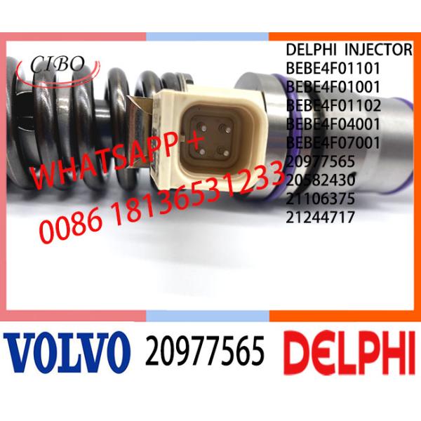 Inyector diésel de motor de combustible BEBE4F01101 BEBE4F01001 BEBE4F01102 BEBE4F04001 BEBE4F07001 E3.3 para VOL USA MD13 E3.3