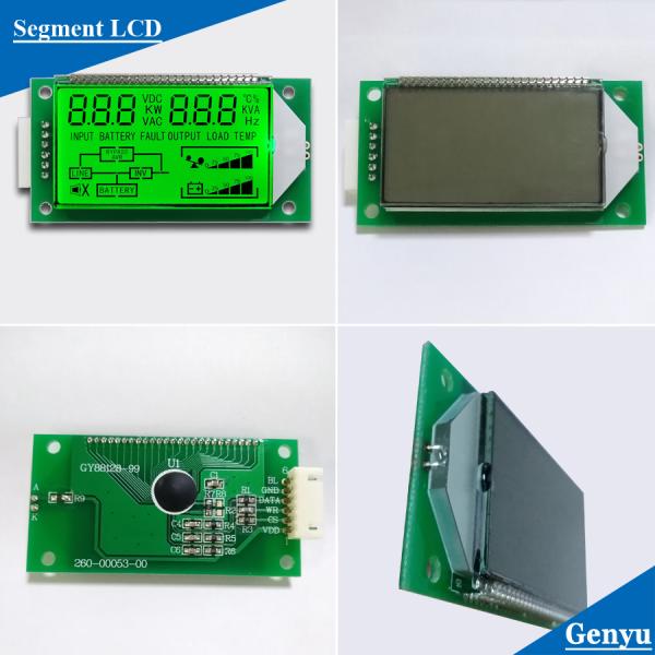 Custom LCD Segment Display TN Positive LCD Display PIN Connect For UPS