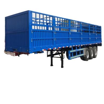 Semi-remorque à clôture haute performance à vendre en Afrique: idéale pour le transport sûr du bétail, des animaux et des charges lourdes