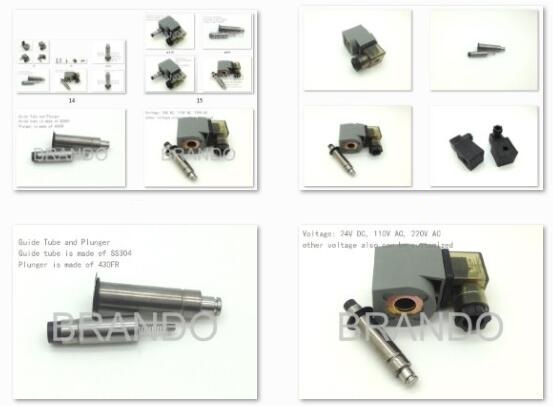 CA76MM 220V AC 50/60HZ Pneumatic Pulse Valve , Dust Collector Pneumatic Diaphragm Valve