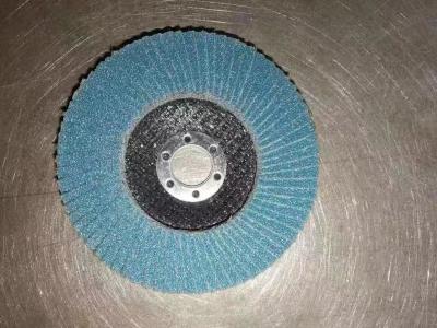 Disco redondo abrasivo 100mm da aleta do zircônio que moem para o metal de aço inoxidável