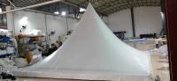 Tenda de pagoda de aluminio duradero con techo de PVC para bodas al aire libre resistentes a la intemperie