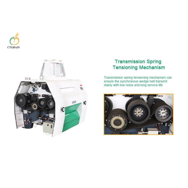 Corn Flour Roller Mill 0.37Kw Grain Milling Equipment