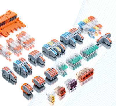 Connecteur en plastique de épissure de fil de connecteur de 4 manières avec le type du placage à l'or VSC-4