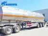 Road Train Crude Oil Tanker 50000 Liters 5 Compartments Petrol Bitumen Chemical South Africa Uganda High Capacity Fuel Tank Trailer