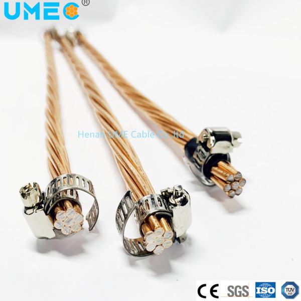 Transmissão de energia por fio CCS original com material isolante nu e condutividade de 15%