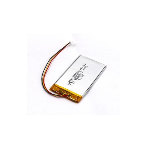 Digital Devices Use Lithium Polymer Battery 303562P-1S-3J 3.7V 650mAh Li-pol Lithium Ion Batteries