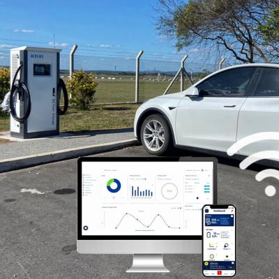 Hotéis Apartamentos 3 Fase Ev Carregador Duplo Smart DC Carro Elétrico Rápido 150-1000V