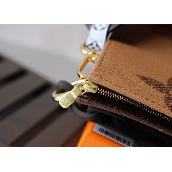 M47547 Wash Bag Monogram Carvas And Genunie Leather Luxury Chain Bag Make Up Cross-Body Bag