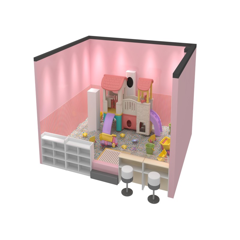 Cartoon Themed Indoor Sand Pit Soft Package Play Sand Pool for Kids Naughty Castle