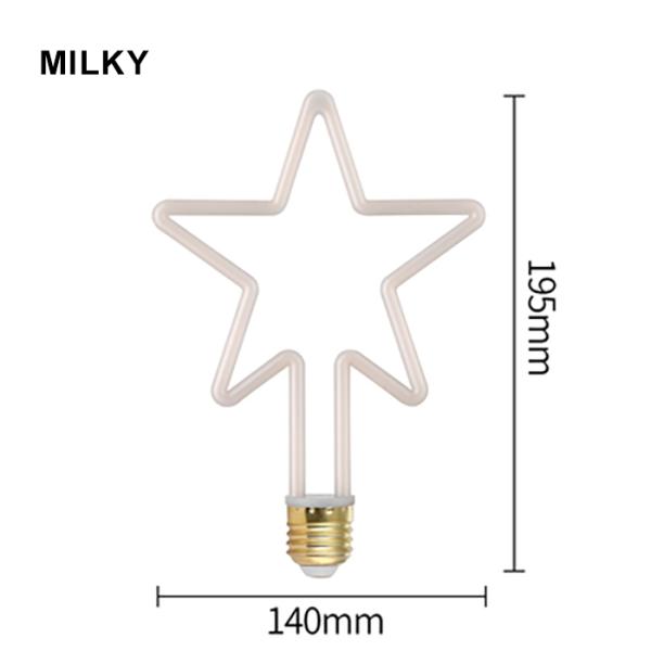 Украшение 8в Э26 рождества привело шарики шарика изогнутые Диммабле сформированные