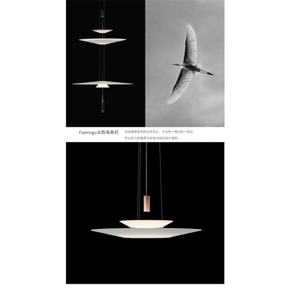 Modern led stone pendant lamp Indoor Home Pendant Lamp Indoor Lighting Flamingo Chandelier(WH-MI-172)