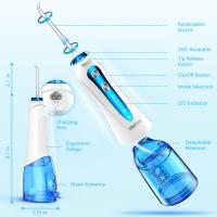 Água dental Jet Flosser Rechargeable For Braces e anti escapamento