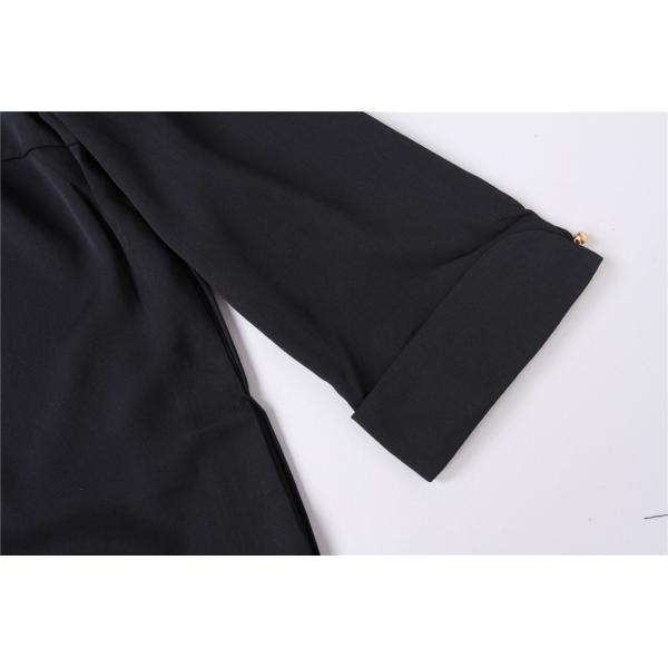 Solid Color Elegantly Casual Female Outfits 97% Polyester 3% Elastane