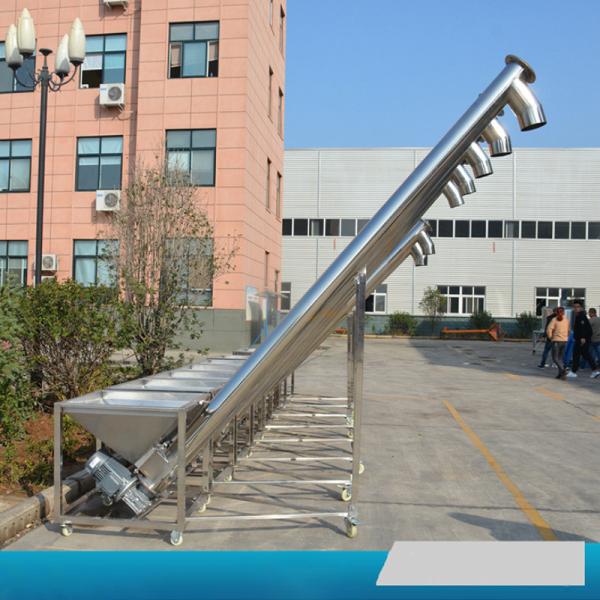 Alimentador de tortilla de tornillo personalizable para diferentes tipos de polvos y gránulos