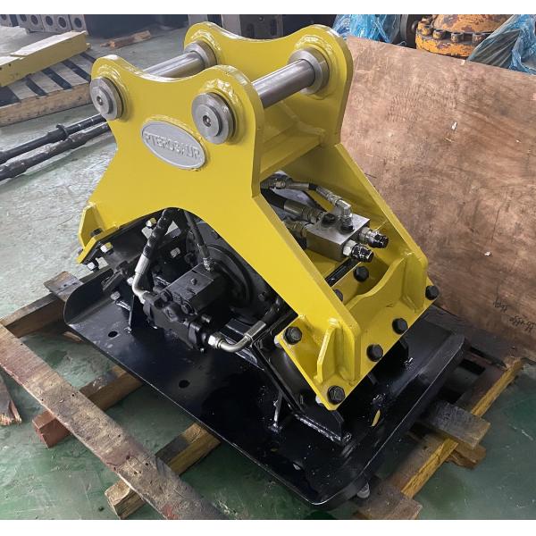 Yantai Baicai excavator vibrating compactor machine earth compactor excavator hydraulic plate compactor