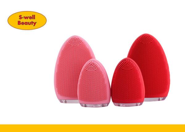 Portable waterproof Silicone face brush Electric Facial Cleansing Brush For Face Clean