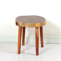 Bata para baixo o tamborete da madeira maciça da noz da altura do pacote 46cm