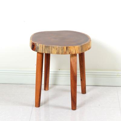 Bata para baixo o tamborete da madeira maciça da noz da altura do pacote 46cm