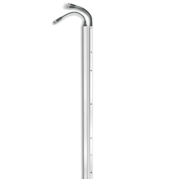 Embedded Safety Light Curtain In Door Tracks For Seamless Integration With Cross-Beam Tech