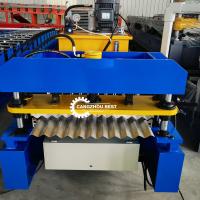 El corte hidráulico G550 acanaló el rollo que formaba la máquina para la hoja del panel del tejado del metal del color