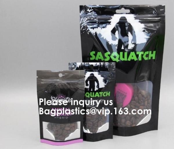 Cigar, Tobacco, Smell Proof Pouch, Herbal Incense, Child Resistant Zip Pouches, Childproof Packaging, Mylar Bags