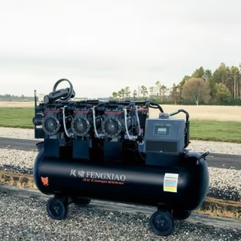 Ultra Quiet Portable Oil Free Screw Air Compressor For Car Tires Fast Inflation