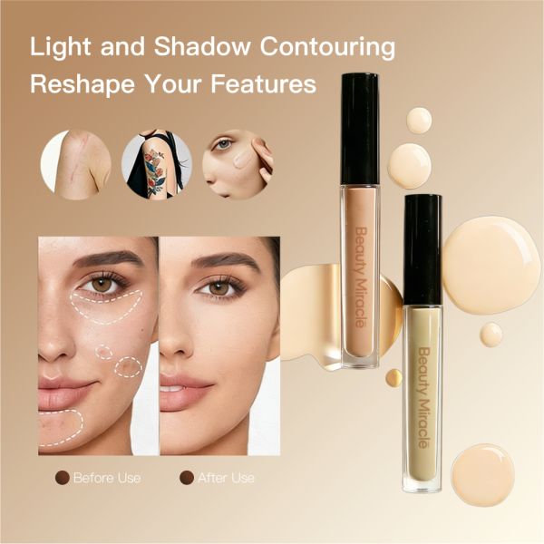 Private Label Natural Waterproof Face Makeup Warm Bronzer Cream Highlighter Sculpt Contour Liquid Makeup Contour
