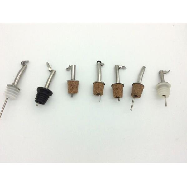 Customized LOGO Pour Spout For Oil and Wind with stainless steel cork GK-PS01
