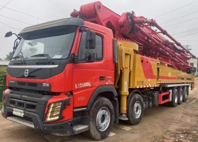 Second Hand Sany Concrete Pump Truck 2021 Year 68M With Volvo Chassis Big Size and 6*4 Driving Form