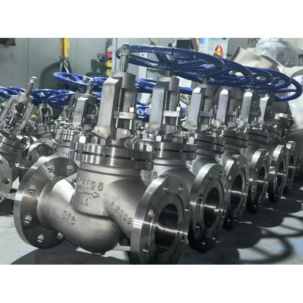 Válvula de globo y válvula de diafragma de acero fundido OEM ODM con presión de 150LB a 600LB