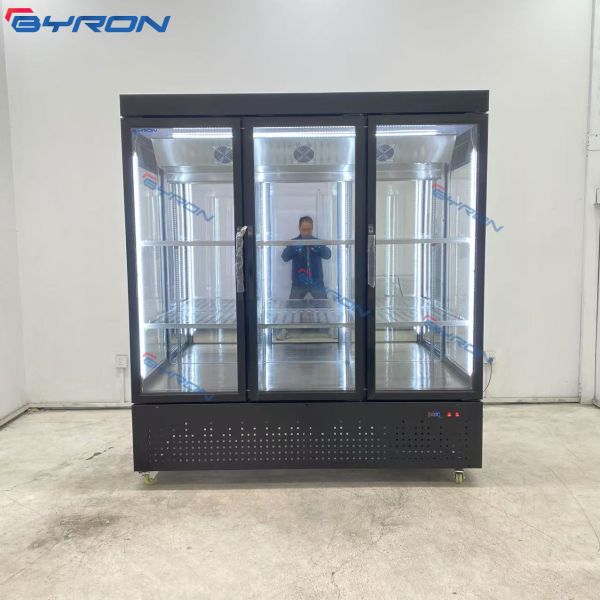 White Flower Display Cooler Floral Refrigeration Units Customized