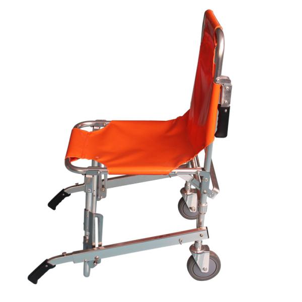 Emergency Aluminum Alloy Stair Chair Stretcher Evacuation Foldaway Lifting Wheelchair