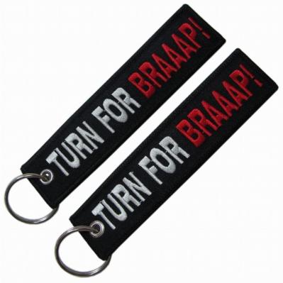 Flight Crew Fabric Washable Embroidered Key Tags