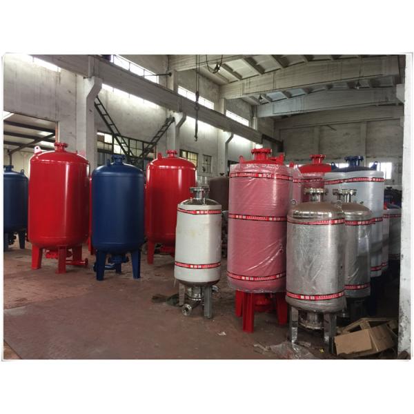 Carbon Steel Diaphragm Pressure Tank Pressure Vessel For Water Booster Pump Station