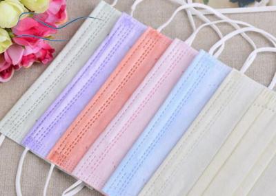 1 2 3 Ply Disposable Kids Medical Mask Non Woven With Ear Loop Or Ties