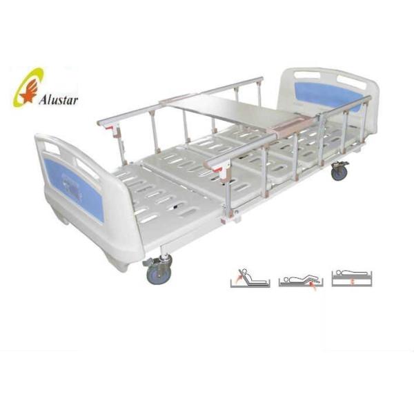 Aluminum Alloy Guardrail 3 Function Hospital Electric Beds With Dining Table (ALS-E312)