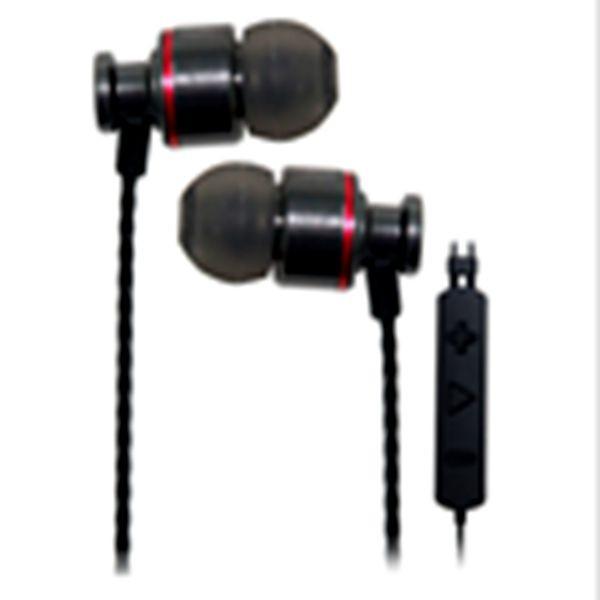 Newest fashion earphone aluminium housing with TPE wire with Mic