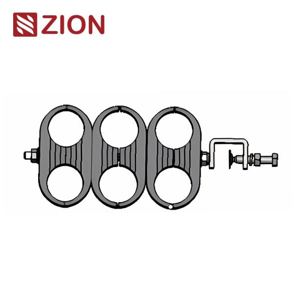 1-1/4 Feeder Cable Clamp 6 Way Adss Cable Fittings