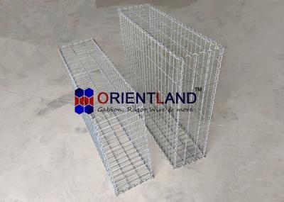Gaiolas de pedra da parede de retenção da prova do tempo, abertura galvanizada das cestas 50×50mm de Gabion