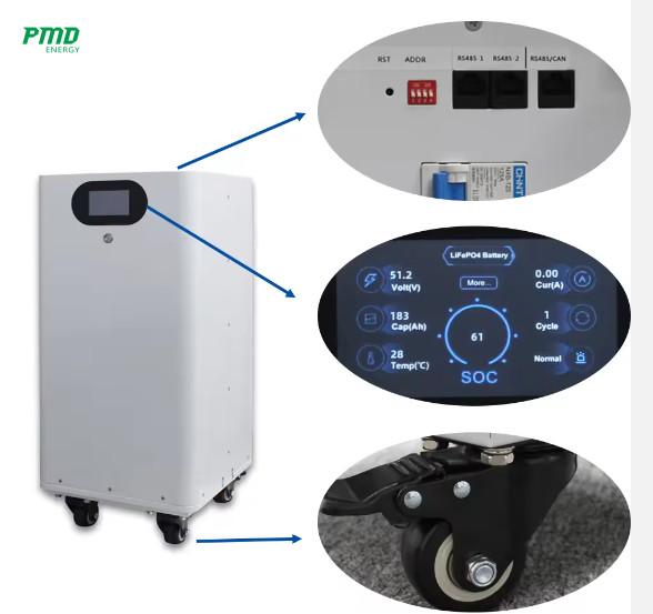 48V 51.2v 20kwh 15kwh 25kwh Solar Energy Lithium Battery 100Ah 300ah 500ah 400ah Home Energy Storage Lifepo4 Battery