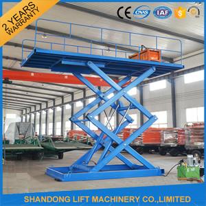 Underground Parking Car Storage Lifts Mobile Car Scissor Lift Hydraulic System
