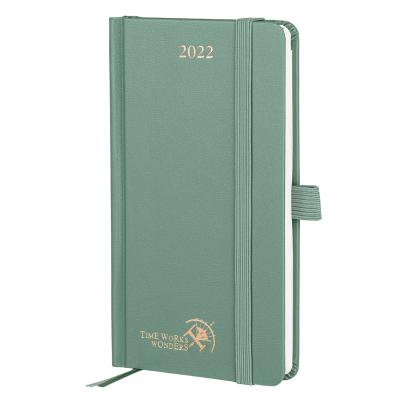 Claro - páginas internas de Mini Planejador semanal With Vertical do livro encadernado verde