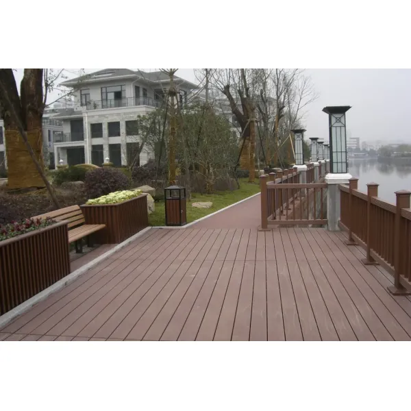 Hot-Selling WPC Wood-Plastic Composite Handrails Safe, Durable, Mothproof and Anticorrosive, High-Quality Railing Posts
