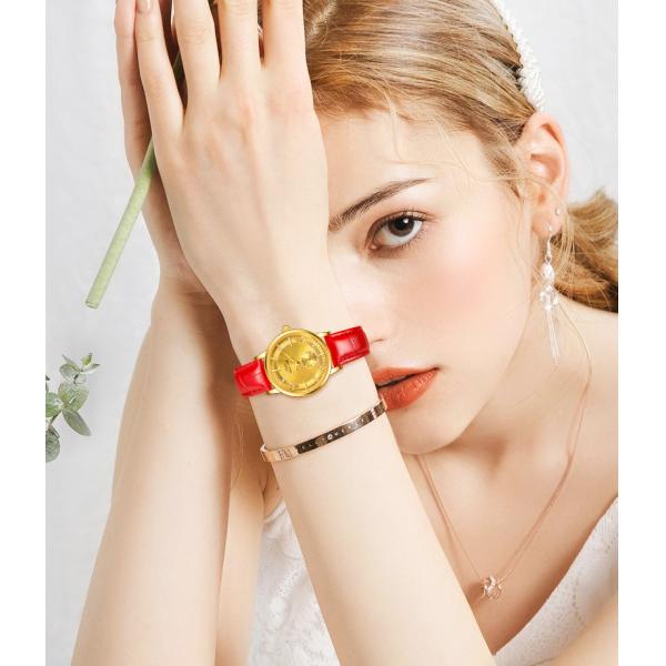 Дамы делают нержавеющую сталь водостойким дозора кварца 3ATM классическую