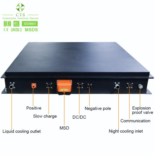 Блок батарей 500v 200AH 100kwh 80kwh HV лития AGV Ev порта CTS