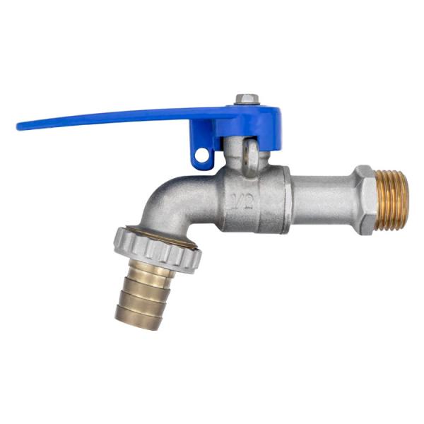 TMOK 1/2 Inch Water Garden Tap Brass Lockable Bibcock Three Saction Bib